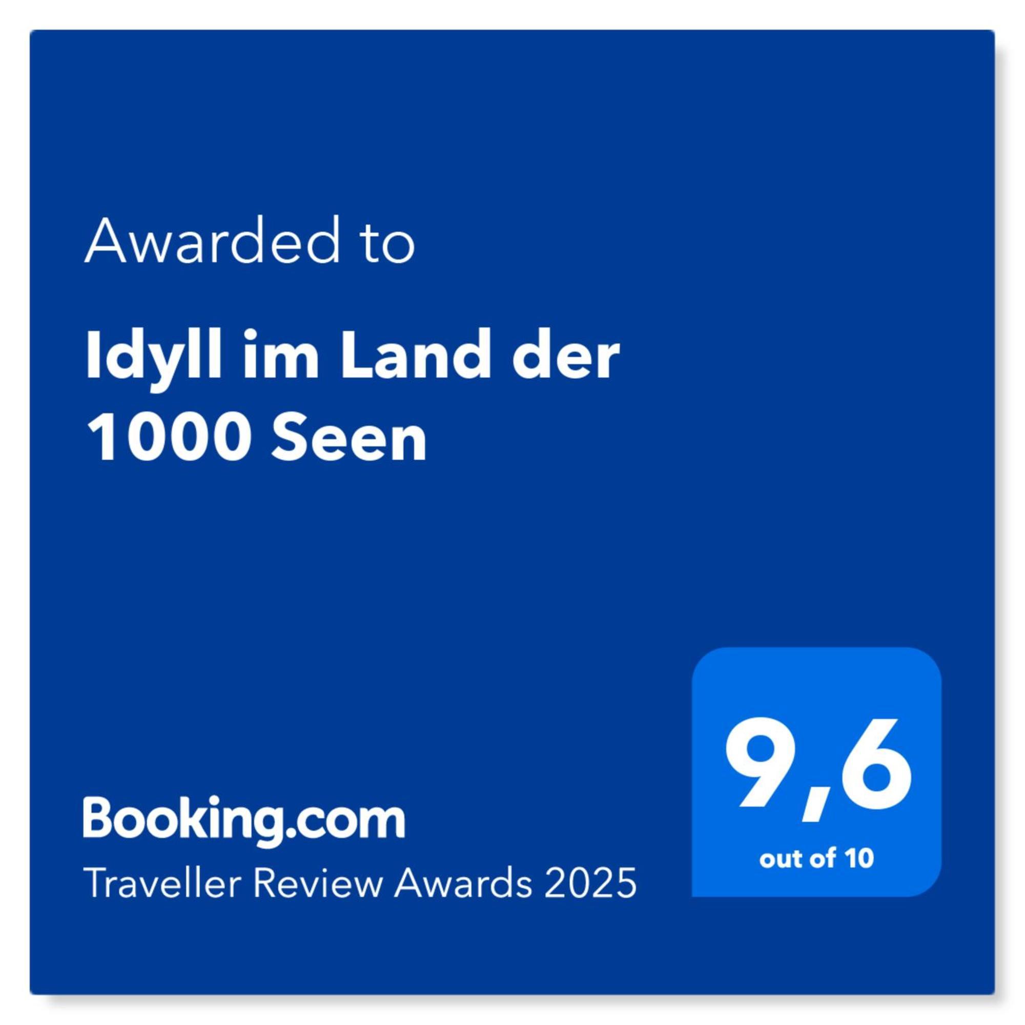 Idyll Im Land Der 1000 Seen Liessow  Eksteriør bilde